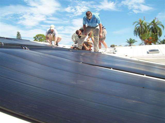 solar panel installation